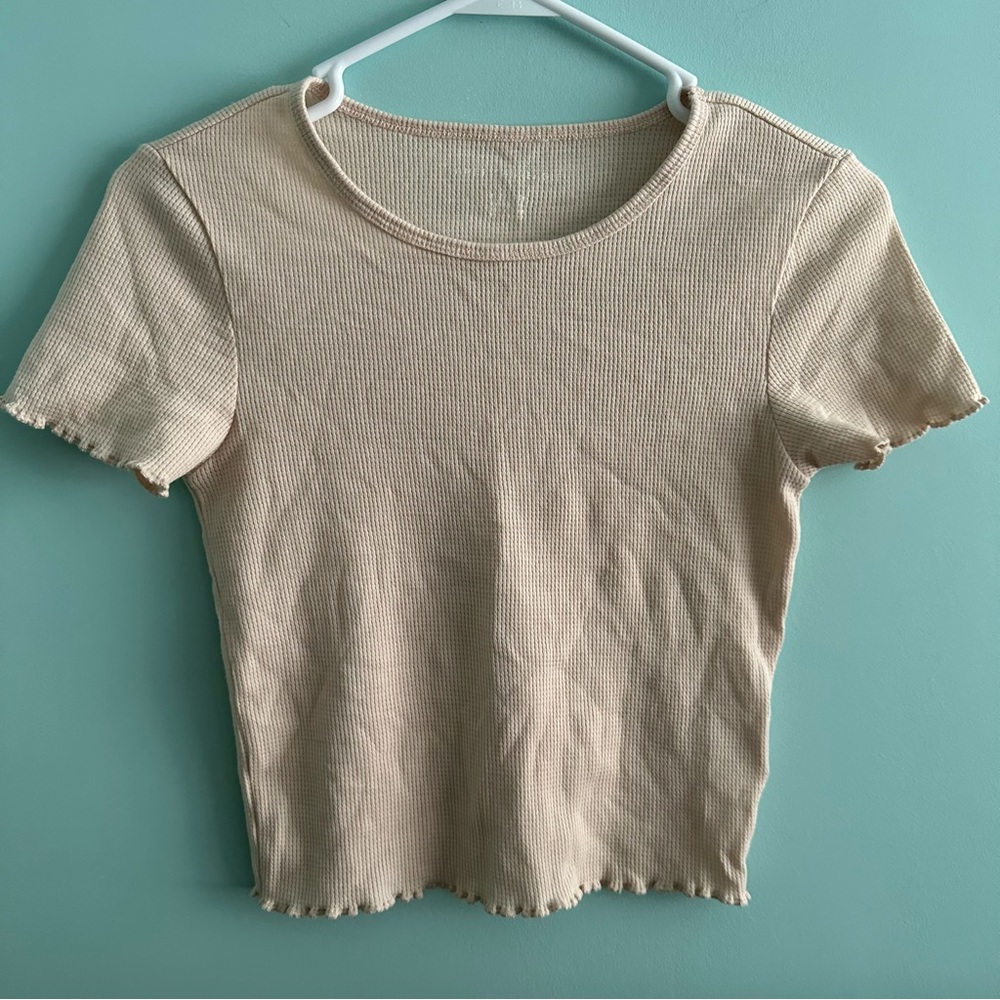 American Eagle Pink Short Sleeve Top - Picture 2 of 4